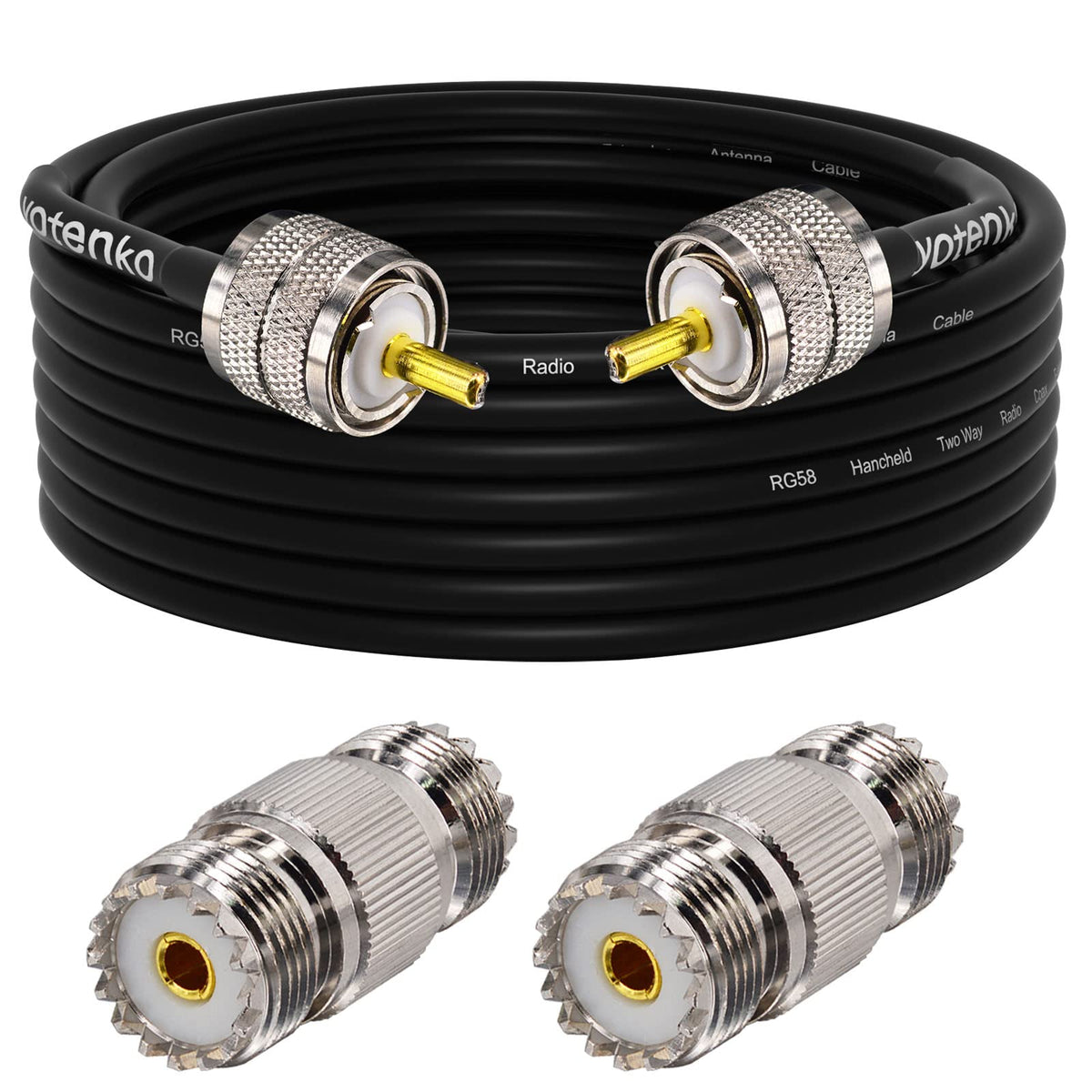 YOTENKO CB Antenna Cable 25ft ready for reliable ham radio links