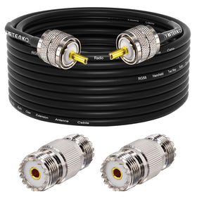 YOTENKO CB antenna cable 40ft with rugged build for extended-range setups