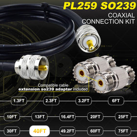 YOTENKO SO239 female-to-female adapters for versatile radio configurations