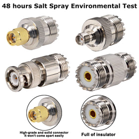 YOTENKO SO239 to BNC Male adapter ideal for test benches and field use.