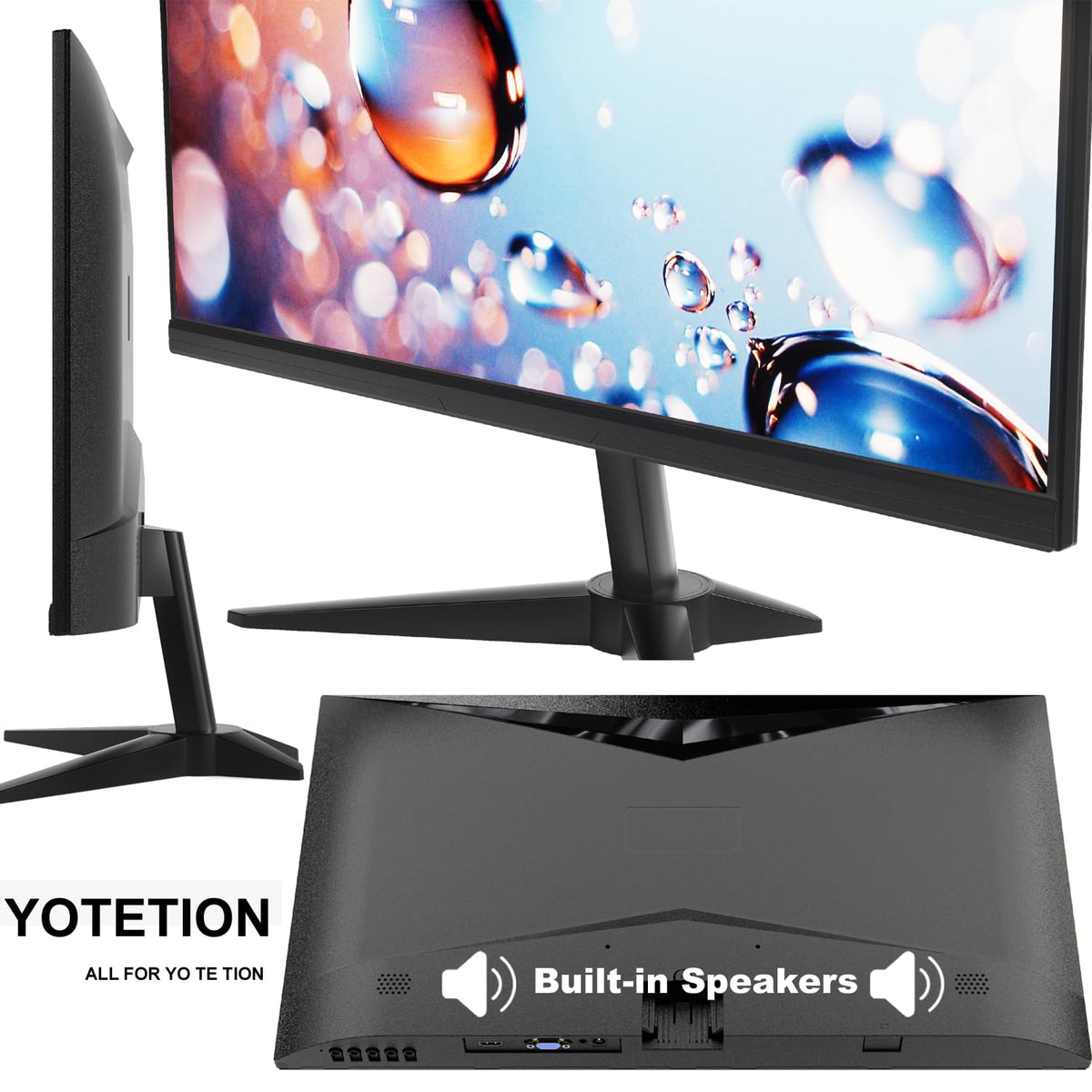 YOTETION built-in audio support enhances multimedia without extra gear.
