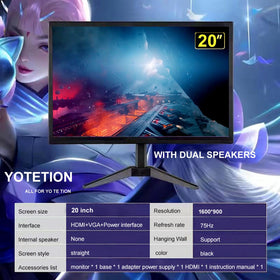 YOTETION slim flat design on a modern desk for space efficiency.