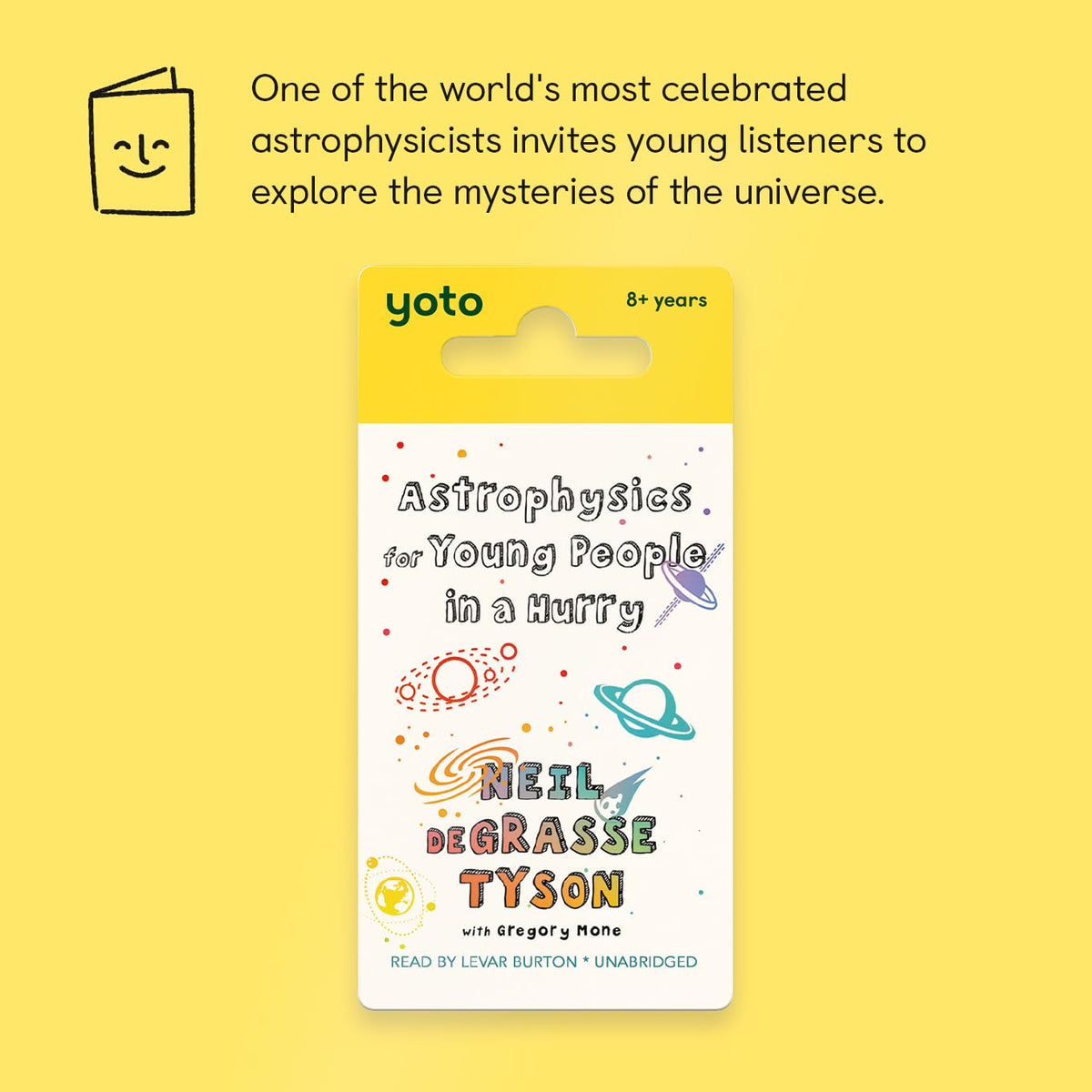 YOTO card close-up texture detail showing durable finish and readability