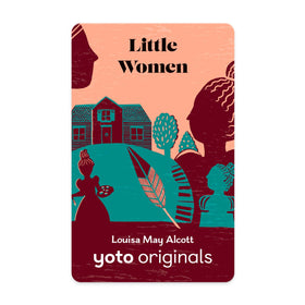 Yoto Little Women card cover for immersive screen-free storytelling.
