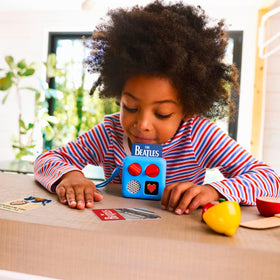 Yoto Mini Brave card invites kids to hear courage-filled journeys through gentle narration.
