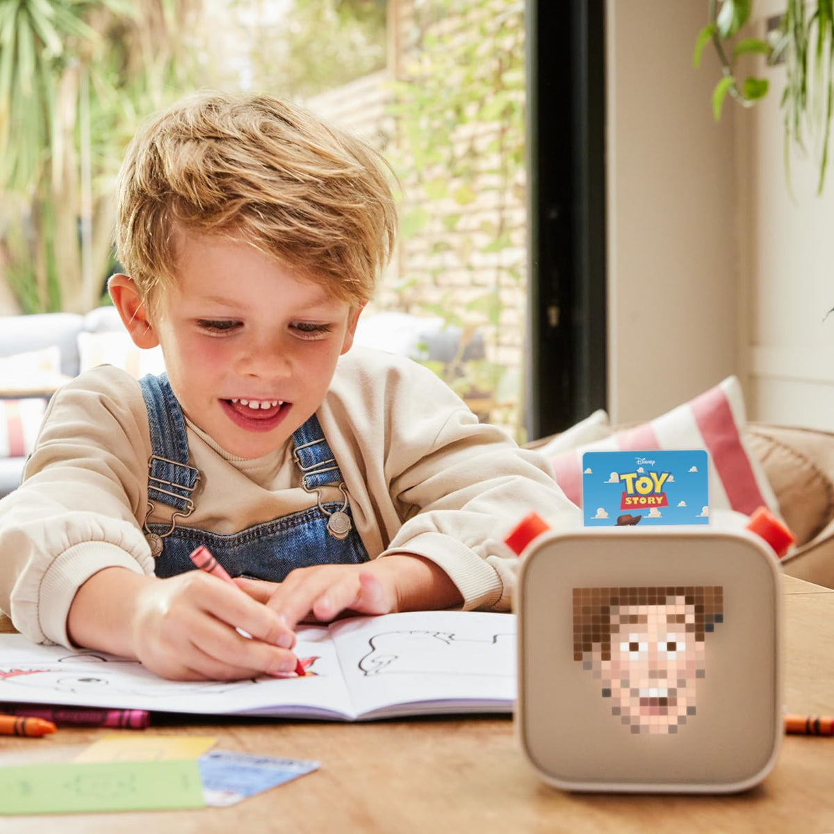 YOTO Paw Patrol player with card shown for easy listening setup.