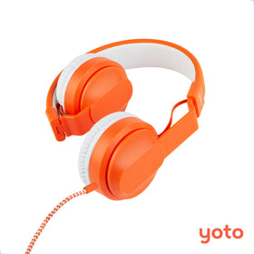 Yoto wired headphones volume-limiting keeps listening safe for kids.