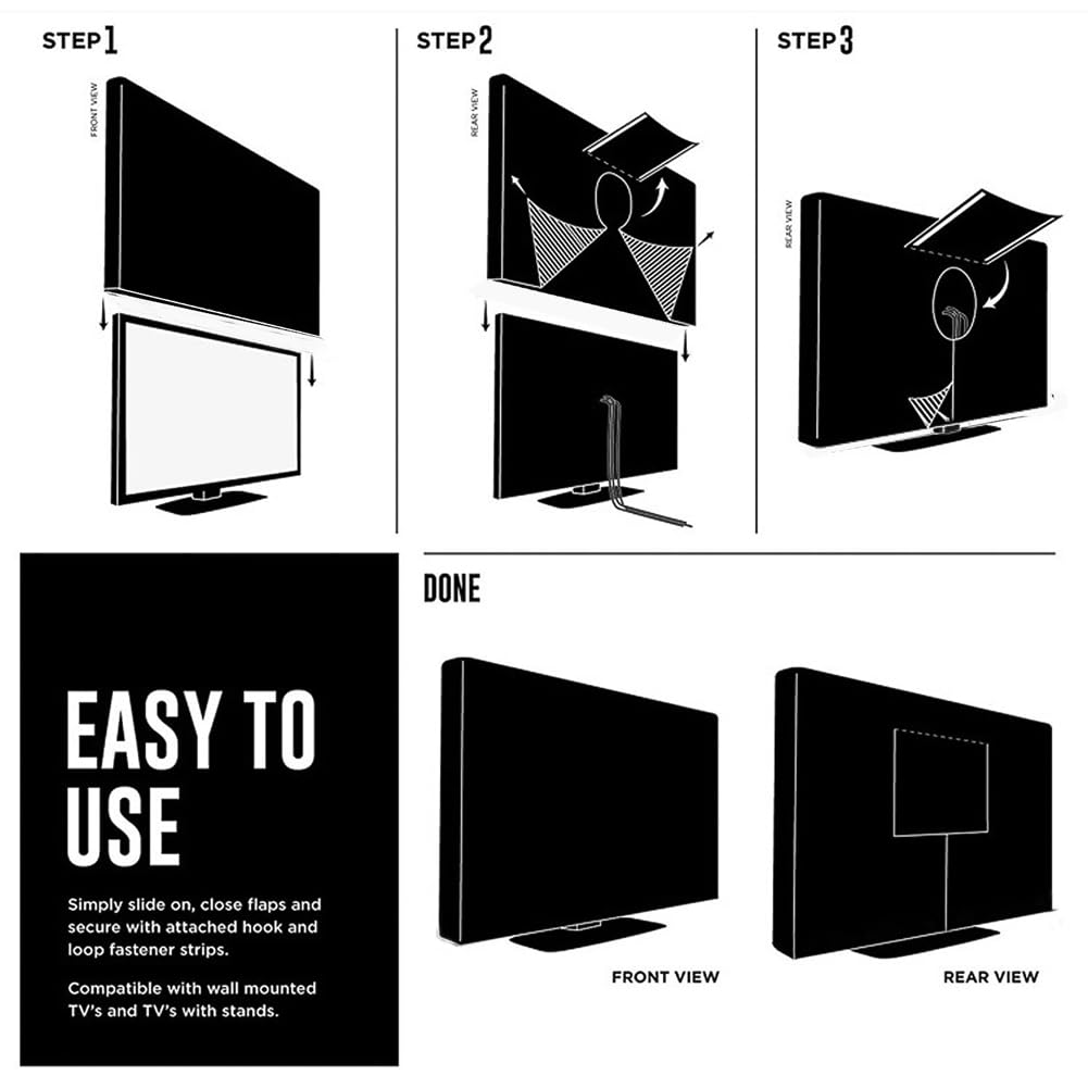YOTOM 360-degree protection for wind, rain, snow, and dust