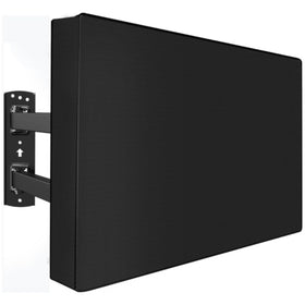 YOTOM 52-55 inch outdoor TV cover in front view with weatherproof shell.