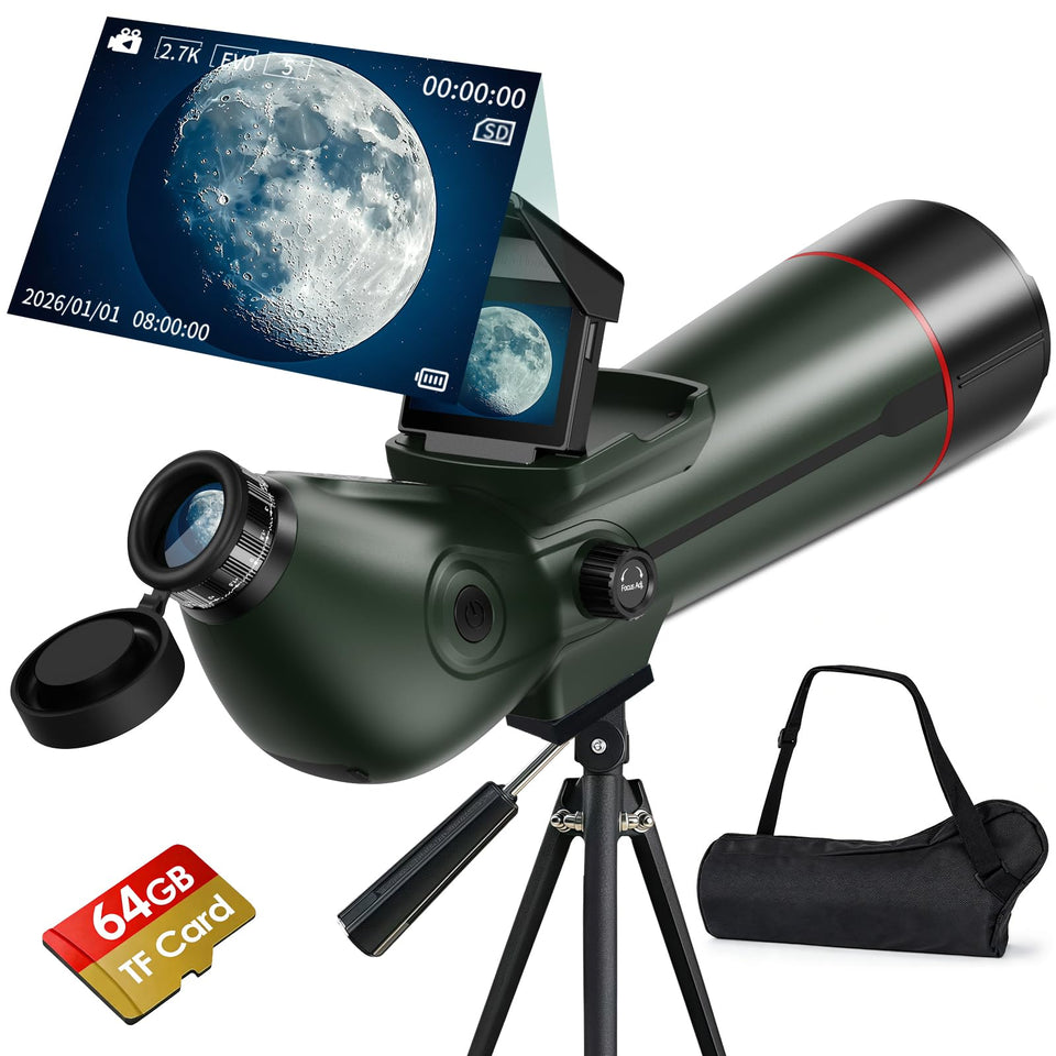 YOTOMIGUO smart telescope external 3-inch screen enables real-time stargazing for the family