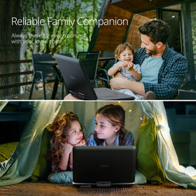 YOTON built-in dual stereo speakers deliver clear sound
