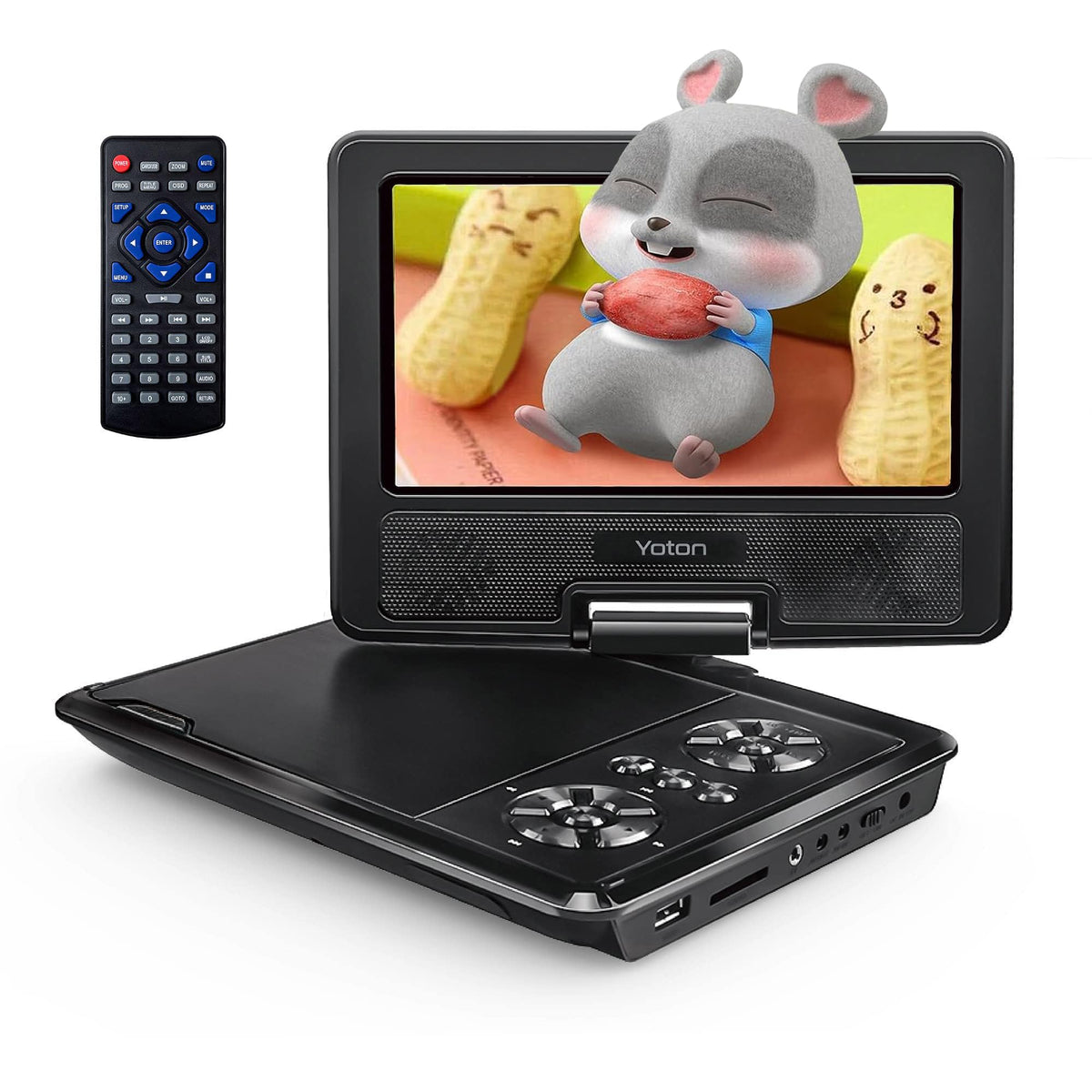 YOTON front view showing screen and compact design for travel convenience