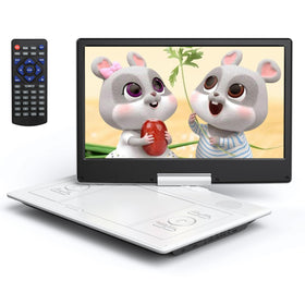 YOTON front view showing white casing and large screen, ideal for travel