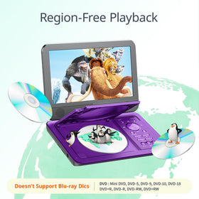 YOTON open unit with DVD inserted illustrating simple insert-and-play convenience