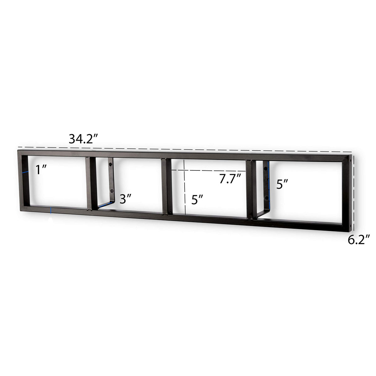 You Have Space Wall Mount 34 Inch Media Storage Rack ideal for living rooms and study areas