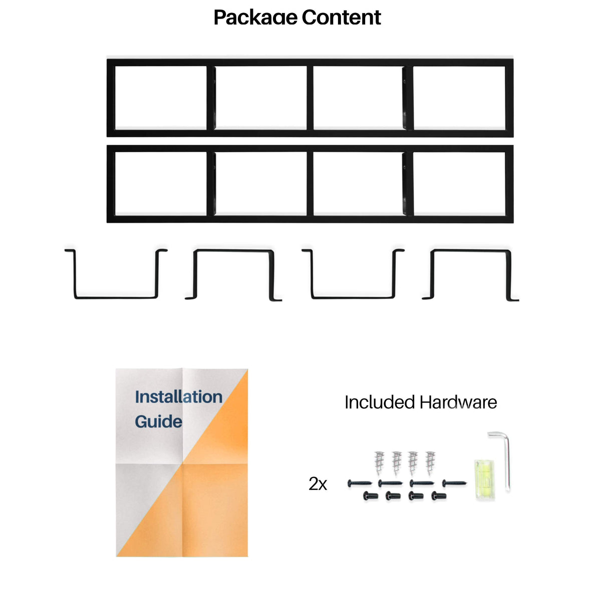 You Have Space Wall Mount 34 Inch Media Storage Rack no assembly required for quick setup