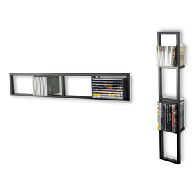 You Have Space Wall Mount 34 Inch Media Storage Rack video game storage to keep consoles nearby