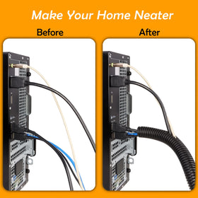 YOUBO split seam open around cables illustrating fast retrofit installation