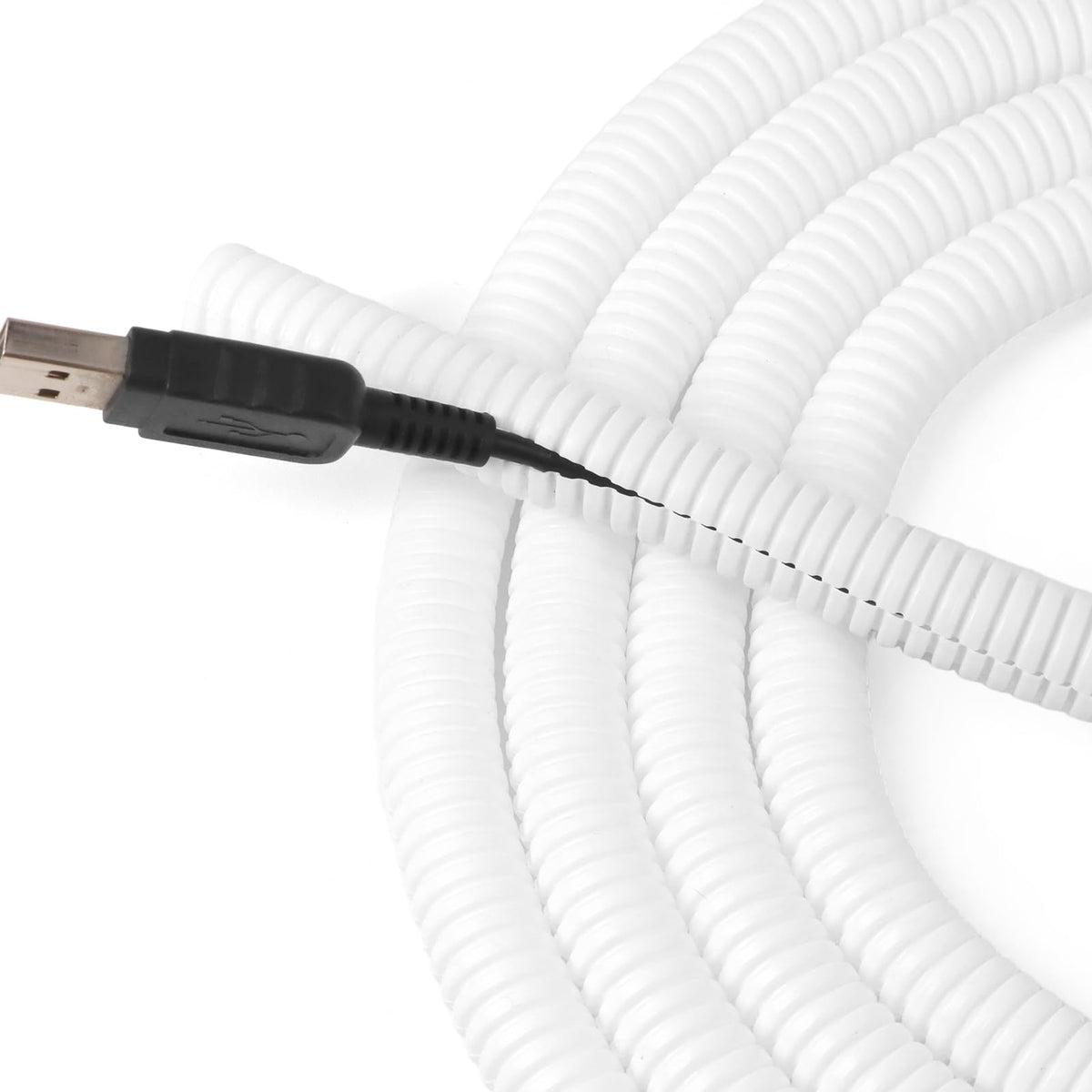 YOUBO front view of split wire loom packaging showing product length and color