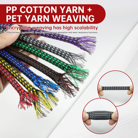 YOUBO sleeve texture close-up shows durable braided design for lasting protection.