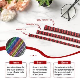 YOUBO braided sleeve in multiple colors complements home decor.