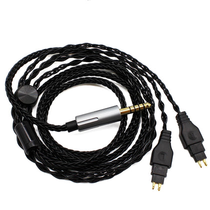 Youkamoo balance cable with Sennheiser HD600 connector delivering crisp, detailed high-end audio.