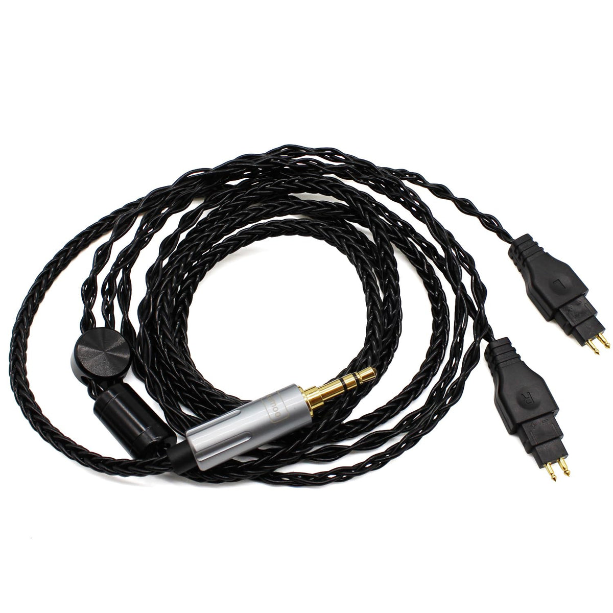 Youkamoo braided replacement cable for Sennheiser HD600 improves durability and tangle resistance
