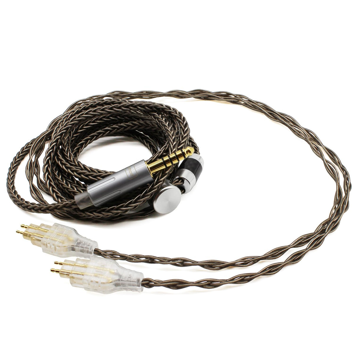 Youkamoo eight-core silver-plated copper core detailing for enhanced high-frequency clarity.