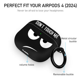 Youtec AirPods 4 case keeps LED indicator accessible while charging.