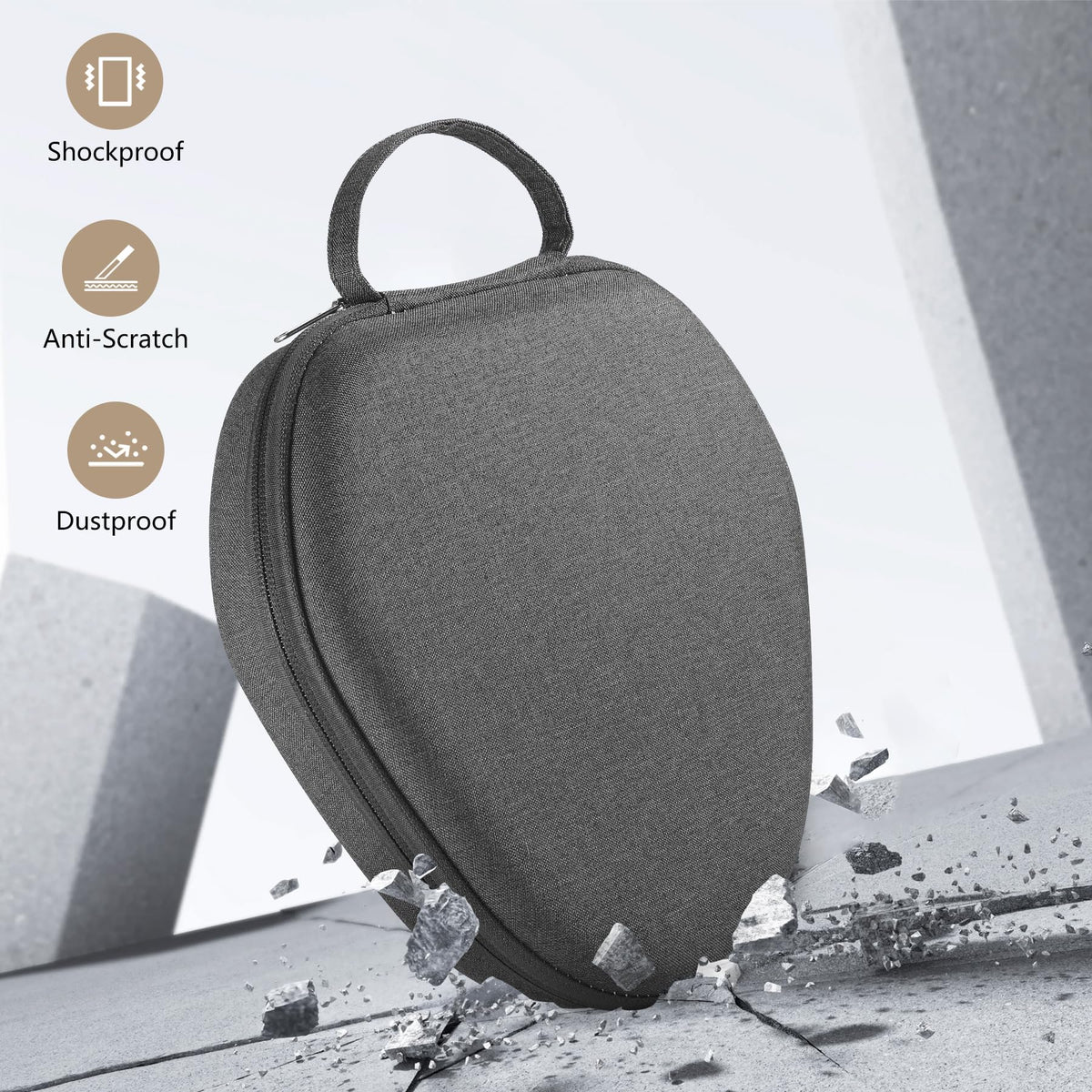 Youtec AirPods Max case cover premium EVA exterior and lining