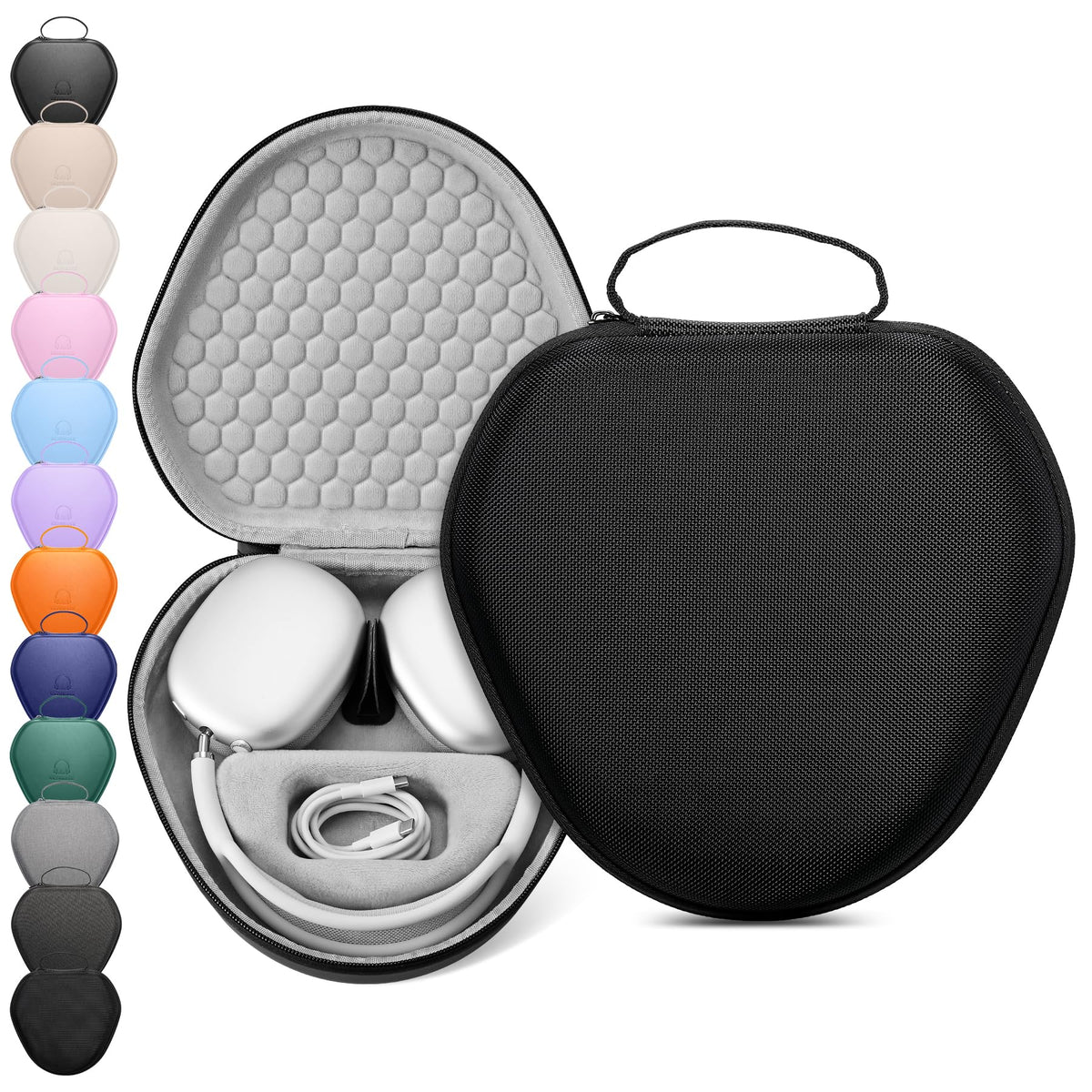Youtec AirPods Max case cover with sleep mode protects while resting