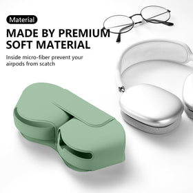 Youtec AirPods Max Case grass green charging port access while protecting.