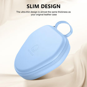 Youtec AirPods Max Case Light Blue plush interior lining protects the headphones