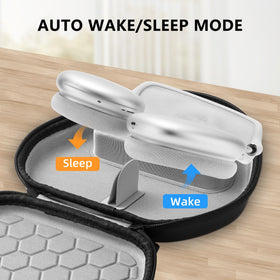 Youtec AirPods Max travel case with double zipper for quick access