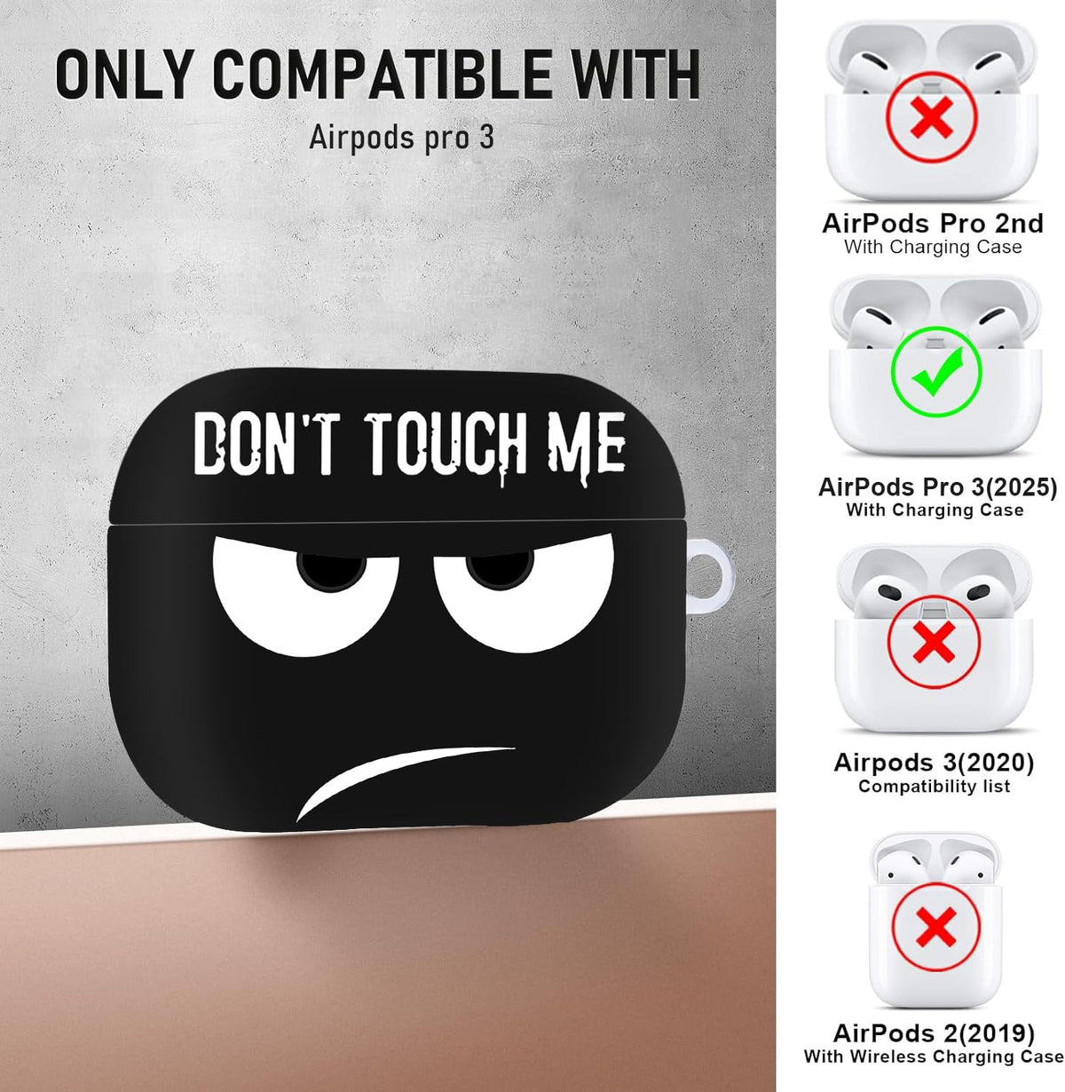 Youtec AirPods Pro 3 case durable daily protection