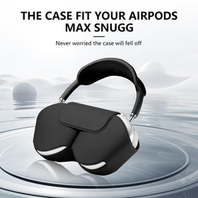 YouTec AirPods Max case side view with magnets securing fit