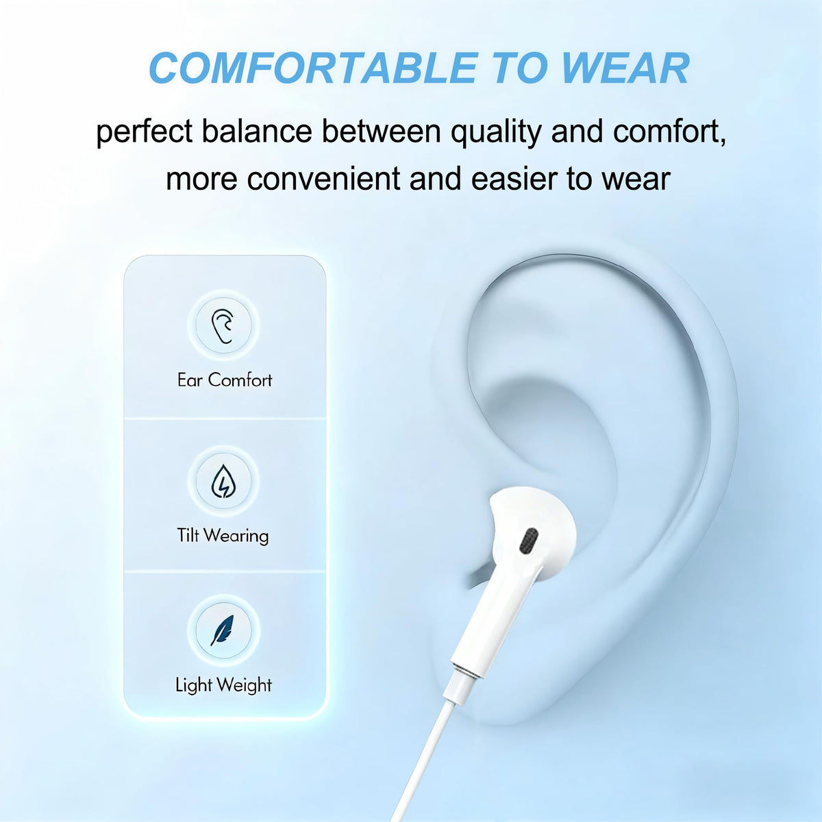 YouthCity USB-C headphones hi-fi sound with clear mids and strong bass.