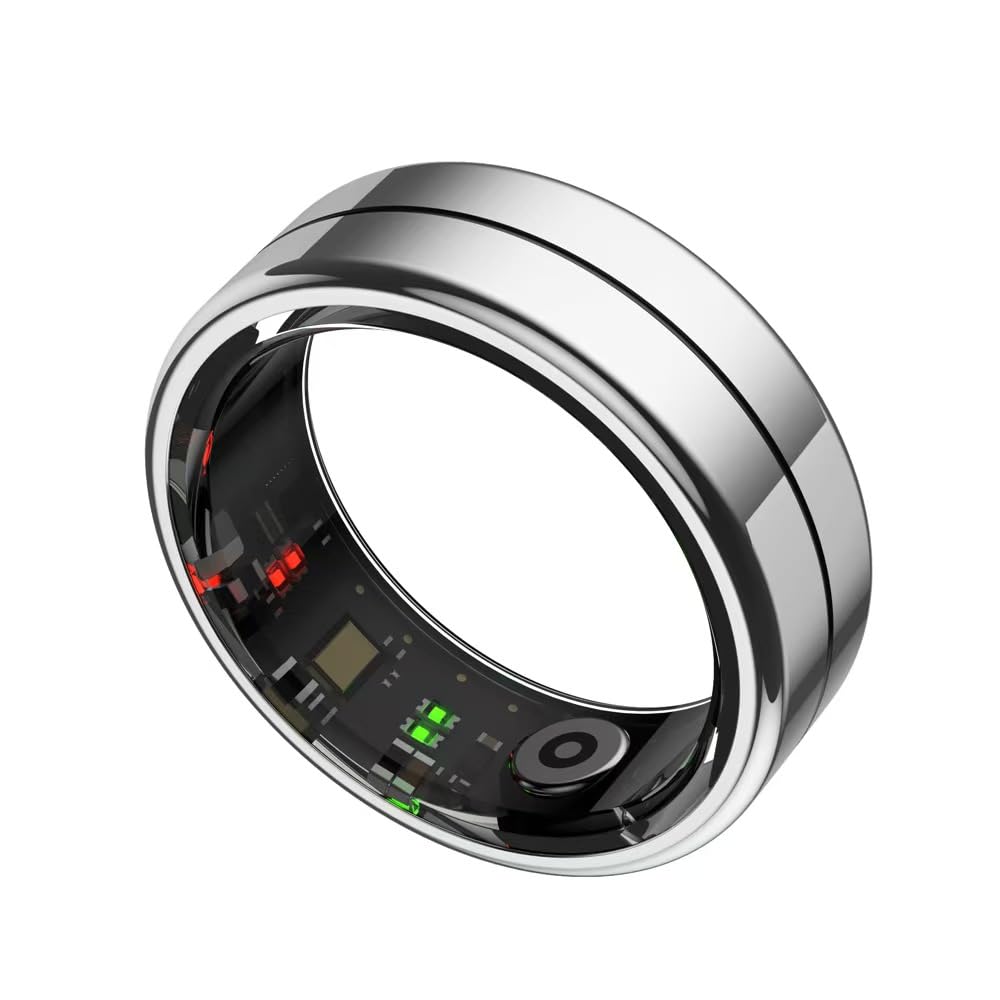 YouthWhisper ring front view showing sleek silver design and everyday wear benefit