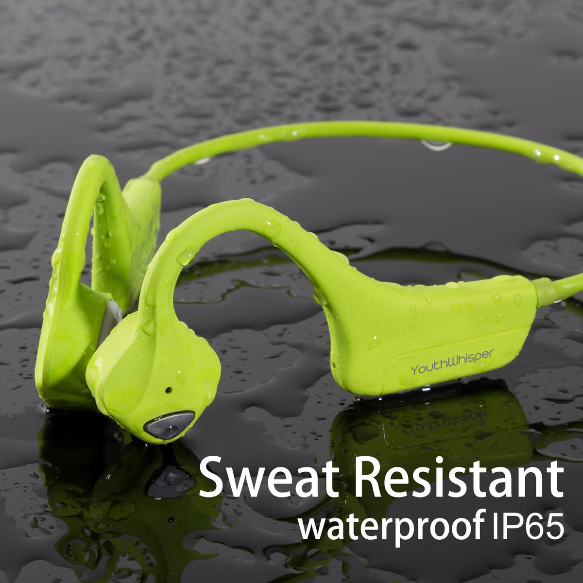YouthWhisper side profile on a head demonstrating secure fit and comfort