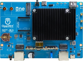 youyeetoo Banana Pi OpenWrt One top view highlighting cooling and reliability.
