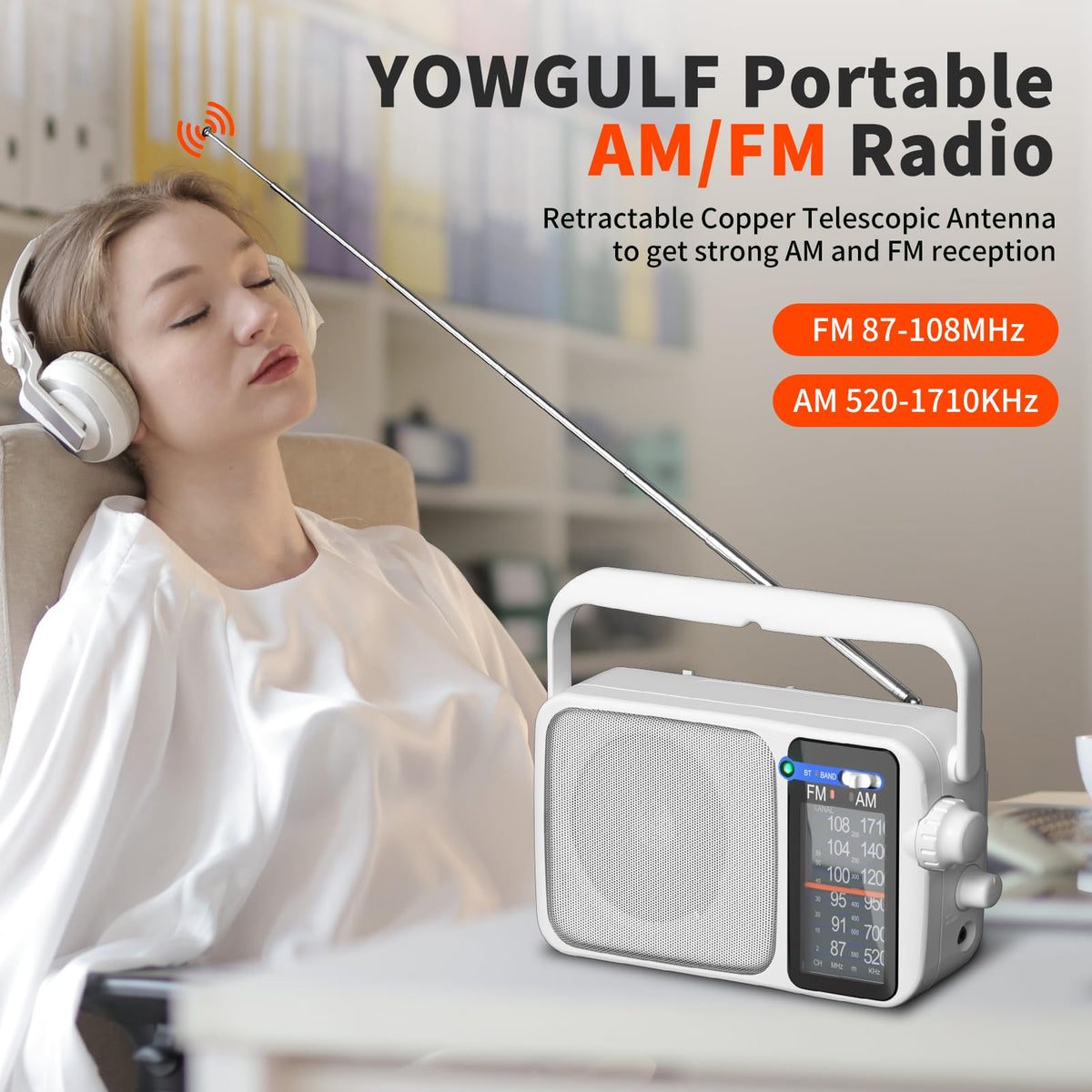 YOWGULF antenna extended to improve FM and AM reception for clearer signal
