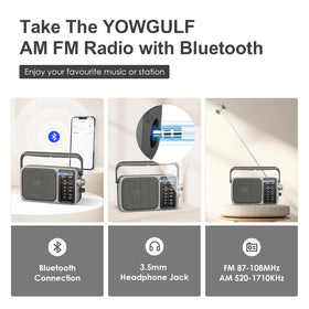 YOWGULF side with telescopic antenna extended for improved reception