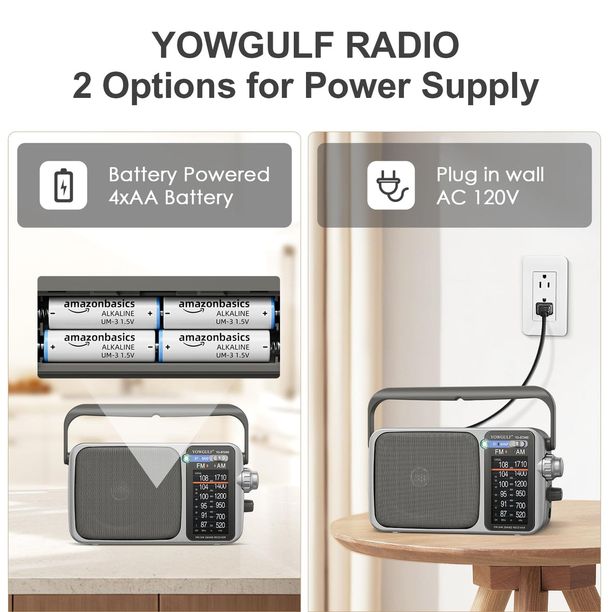 YOWGULF speaker close-up showing textured grille for clear sound