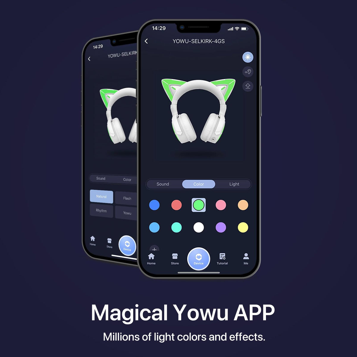 YOWU 4GS ultra-low latency connectivity supports seamless PC, PS, Xbox, and Switch gaming.