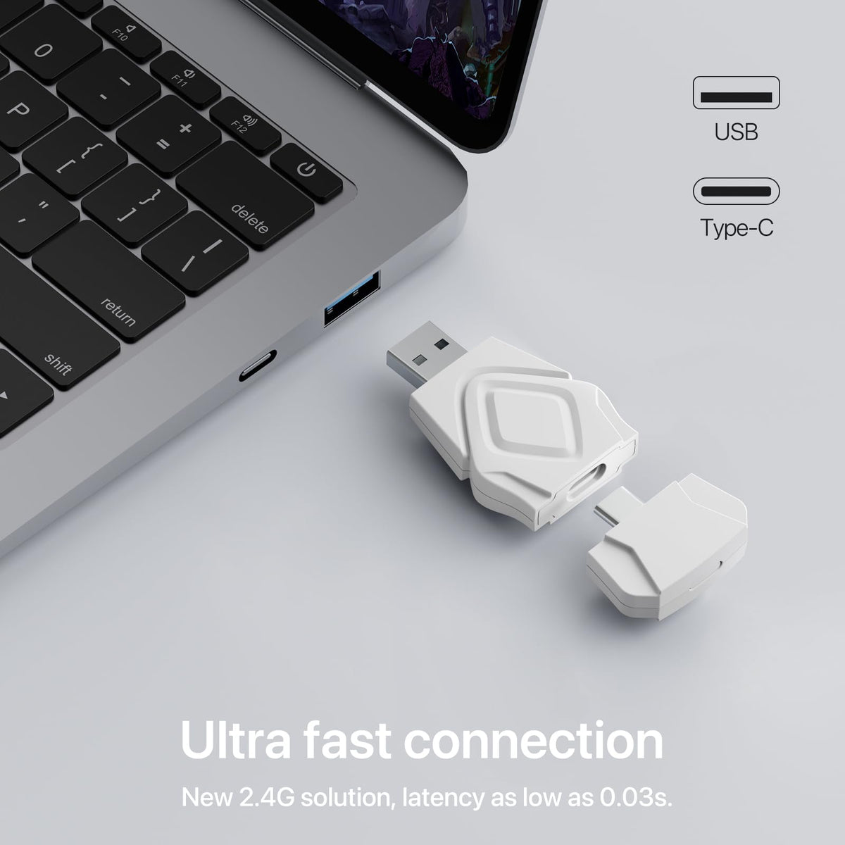 yowujp 4GS detachable mic close-up for crystal-clear voice chat