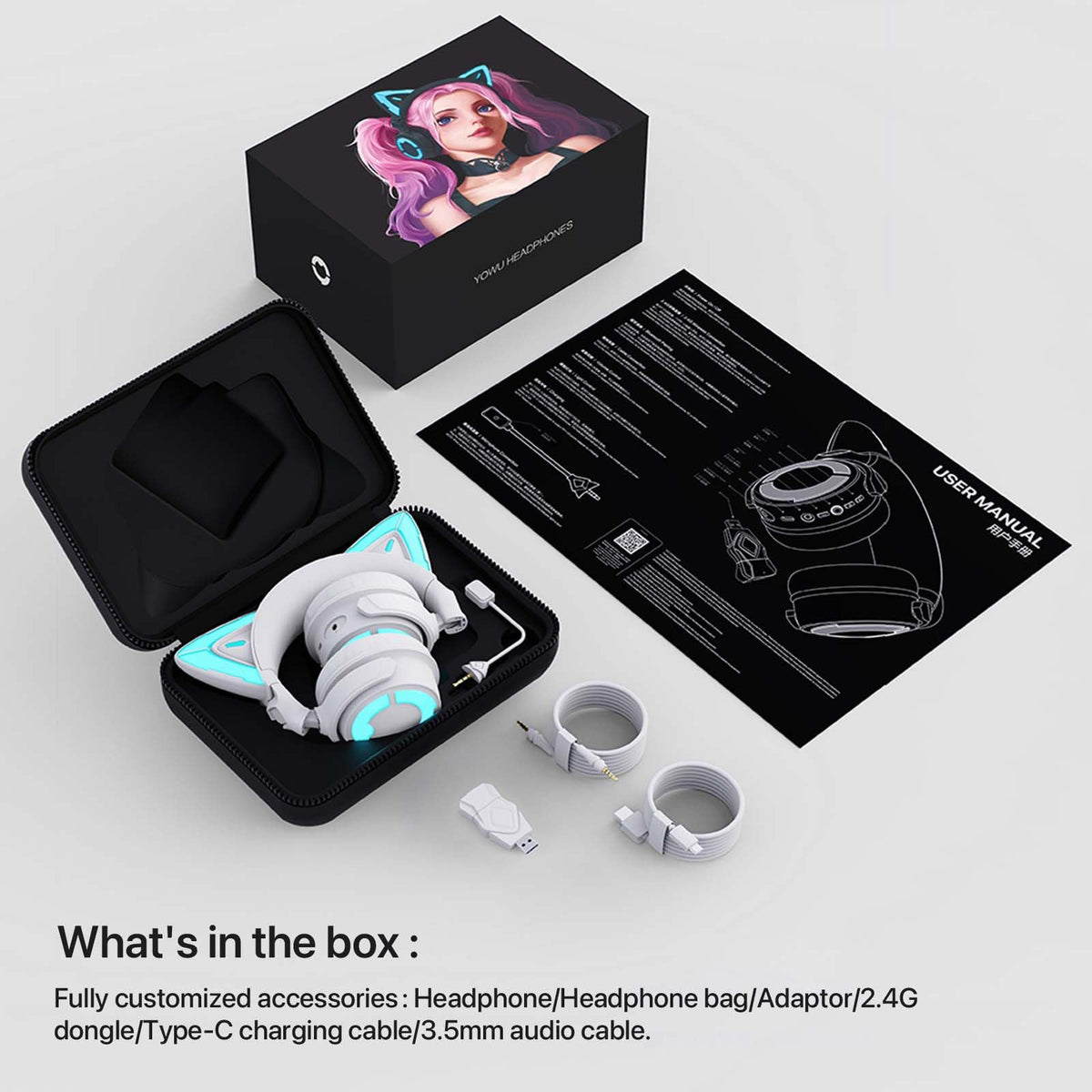 yowujp 4GS packaging and carrying case ideal gift-ready presentation
