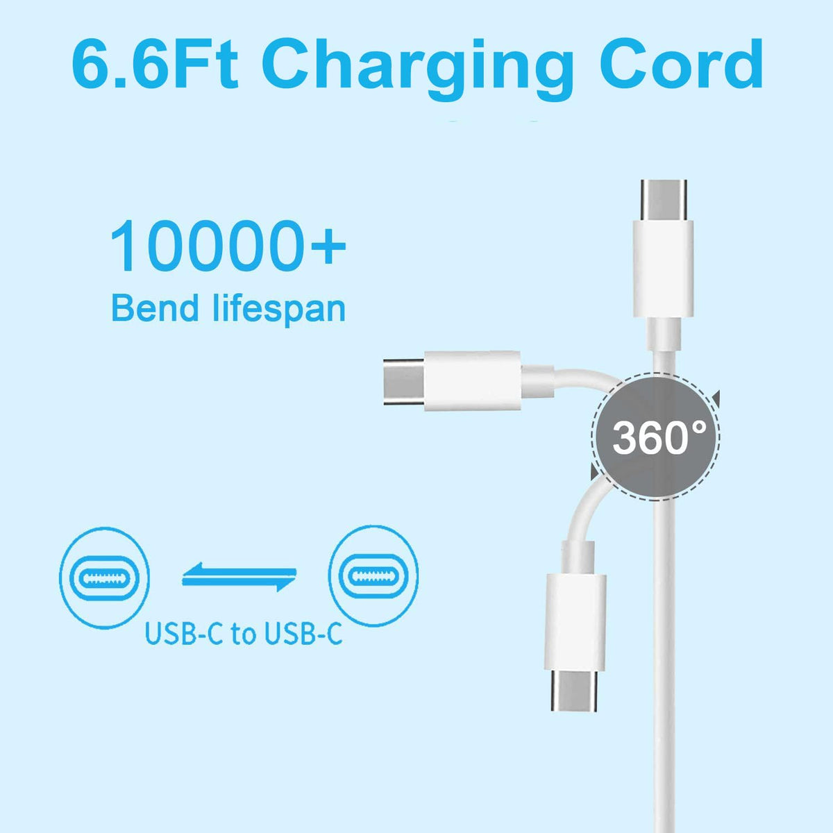 YOXYDIF 65W adapter angled-shot ideal for desk setup and quick plug-in