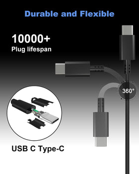 YOXYDIF 65W charger designed for travel, 110-240V input worldwide