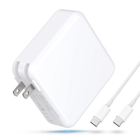 YOXYDIF 65W Dell USB-C adapter front view highlighting compact design for desks