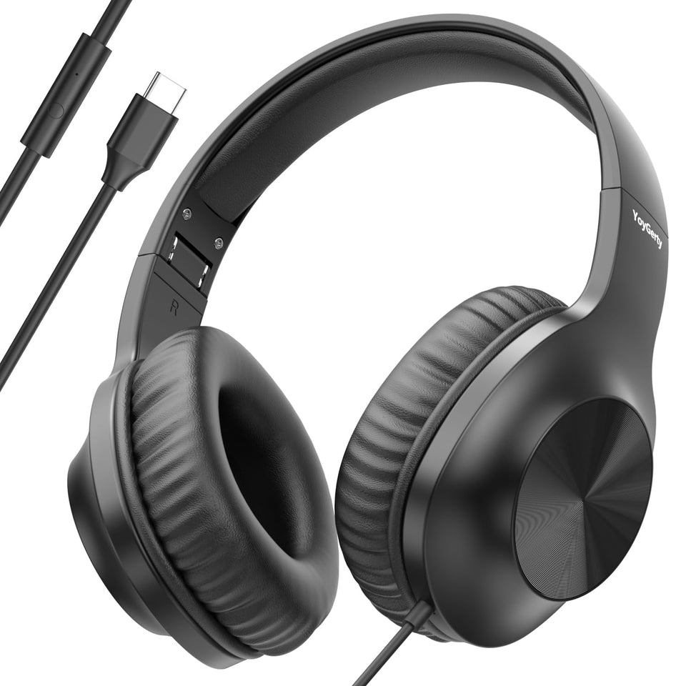 yoygerty front view showing headphone design and clear branding for confident purchase